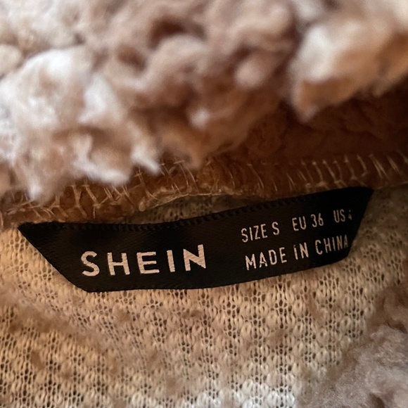 Brown Plaid Fleece Hoodie - Picture 2 of 2